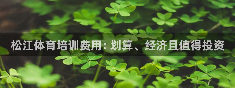 焦点娱乐什么意思：松江体育培训费用: 划算、经济且值
