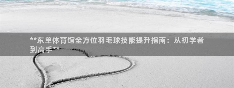 焦点娱乐星：**东单体育馆全方位羽毛球技能提升指南：