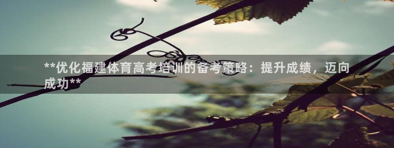 焦点娱乐公司简介资料：**优化福建体育高考培训的备考