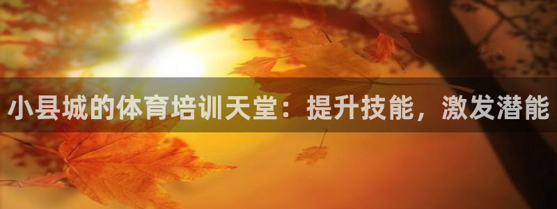 焦点娱乐怎么找导师：小县城的体育培训天堂：提升技能，
