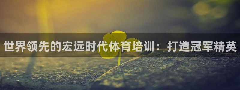 焦点娱乐官网下载安装苹果版：世界领先的宏远时代体育培训：打造