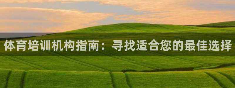 焦点娱乐ktv：体育培训机构指南：寻找适合您的最佳选