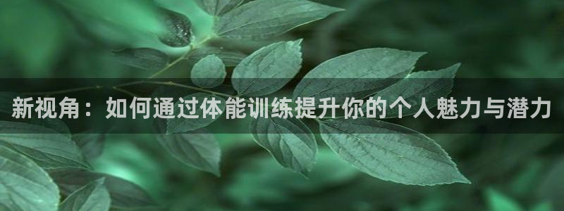 焦点娱乐招商注册 知乎：新视角：如何通过体能训练提升你的个人