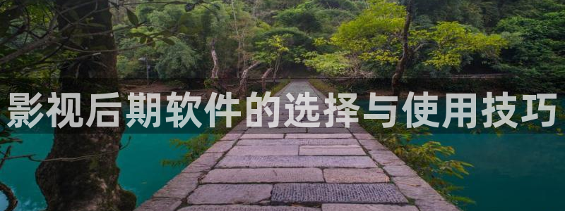 黑狐影院神马：影视后期软件的选择与使用技巧